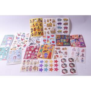 Vintage Sticker Sheets, Set of 18, Halloween, Christmas, Snoopy, ~ 260122-WH 915